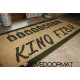 Custom indoor doormat - Welcome Tag - in natural coconut LOVEDOORMAT Registered Trademark Handmade in Italy