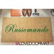 Paillasson d'intérieur personnalisé - Votre nom - noix de coco naturelle LOVEDOORMAT Marque déposée à la main en Italie
