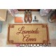 Custom indoor doormat - Your Intertwined Names - in natural coconut LOVEDOORMAT Registered Trademark Handmade in Italy