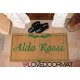Custom indoor doormat - Your Text and  Adorable Frame - in natural coconut LOVEDOORMAT Registered Trademark Handmade in Italy