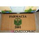 Personalized Doormat - Pharmacy Studio - internal use, in natural coconut LOVEDOORMAT