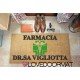 Personalisierte Fußmatte - Pharmacy Studio - interne Verwendung in natürlicher Kokosnuss LOVEDOORMAT