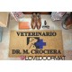 Personalized Doormat - Veterinary Office - internal use, in natural coconut LOVEDOORMAT