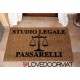 Personalized Doormat - Law Firm - internal use, in natural coconut LOVEDOORMAT